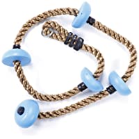 Fdit 1-8 m Escalada Cuerda Columpio con Plataformas Cinco Anudadas Disco Cuerda Cuerda Niños Deportes Al Aire Libre…